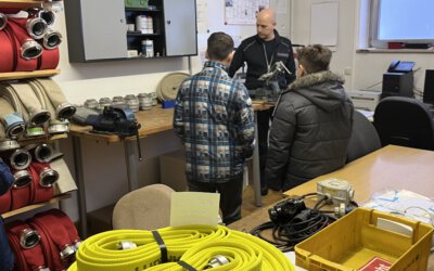 Besuch bei der Freiwilligen Feuerwehr in Naila