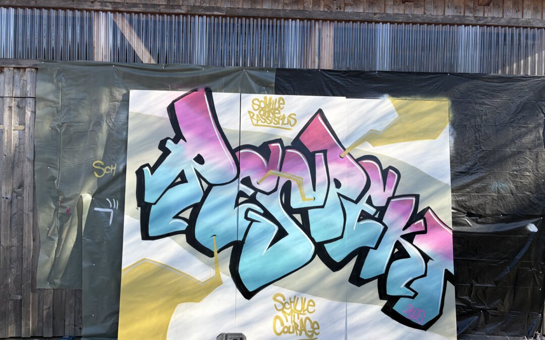Graffiti-Workshop: Ein Kunstwerk für die Schule