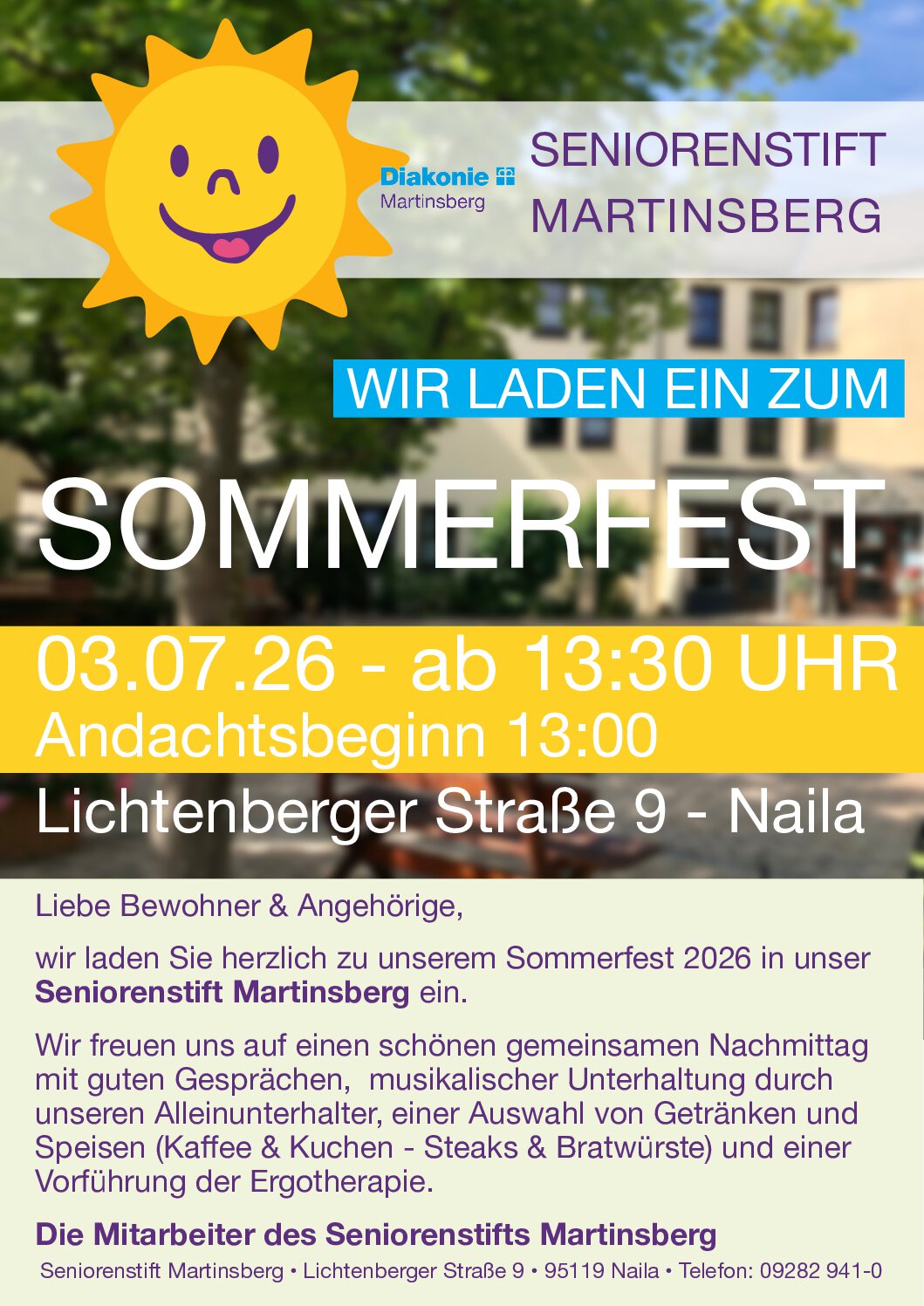 SOMMERFEST im SENIORENSTIFT 2026